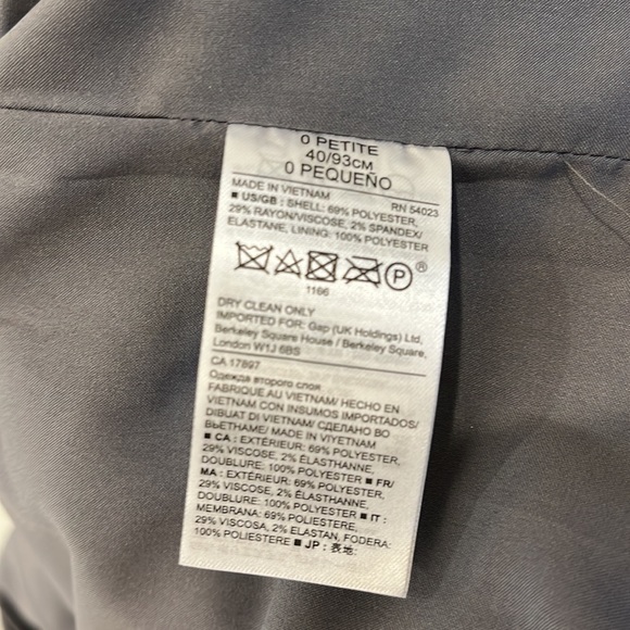 Banana Republic Wool Dress with Buttons Size 0P - Picture 10 of 10